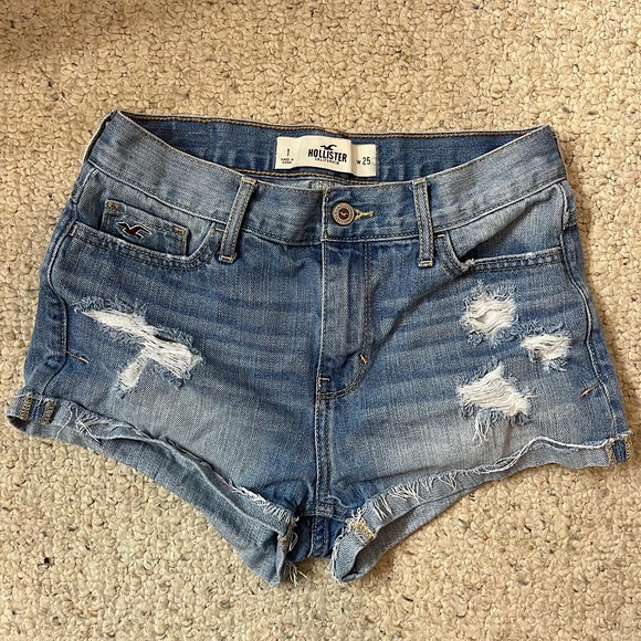 Hollister Pants - Hollister High Waisted Jean Shorts